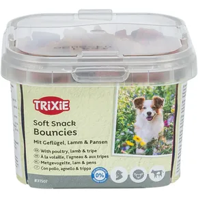 Soft Snack BOUNCIES mini kocky kuracie, jahňacie, držky 140 g